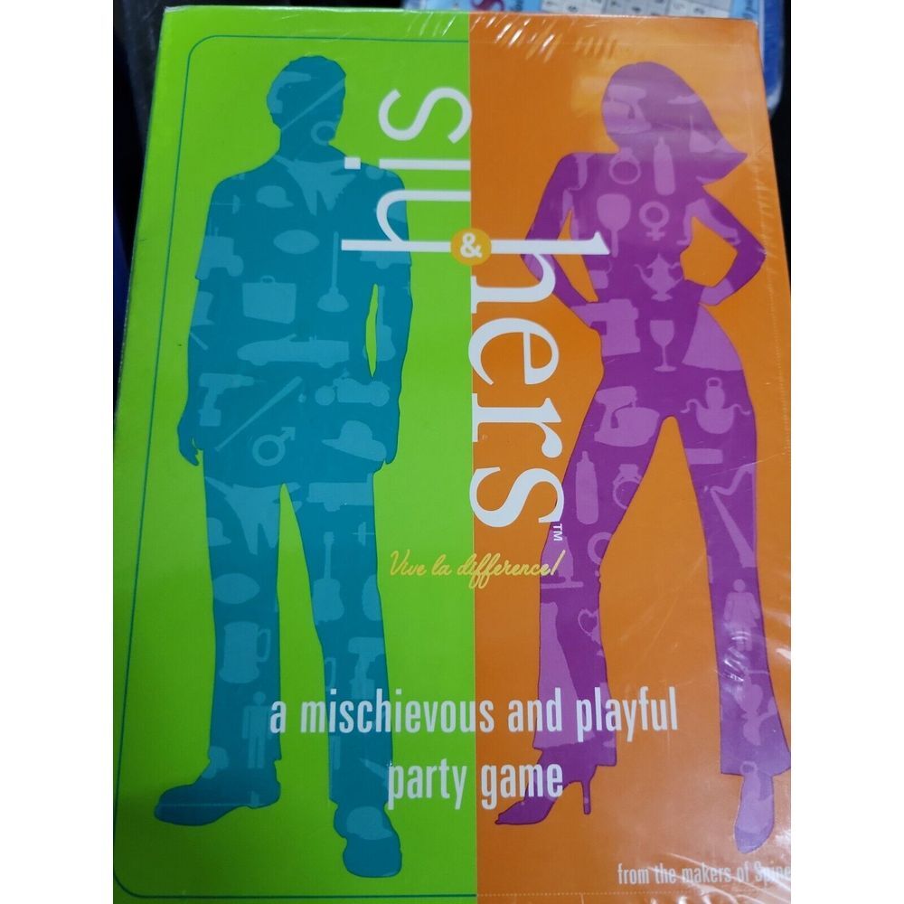 HIS & HERS Mischievous & Playful Party Game NEW Sealed Game Cards 2004 GNU Games